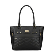 Women's PU Leather Solid Shoulder Zipper Handbag