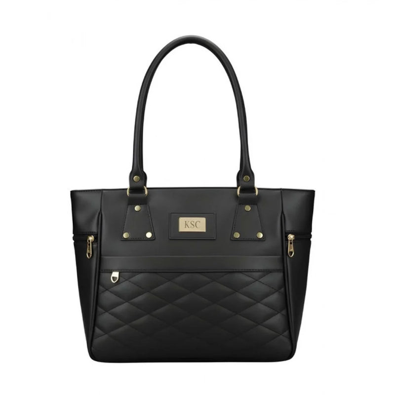 Women's PU Leather Solid Shoulder Zipper Handbag